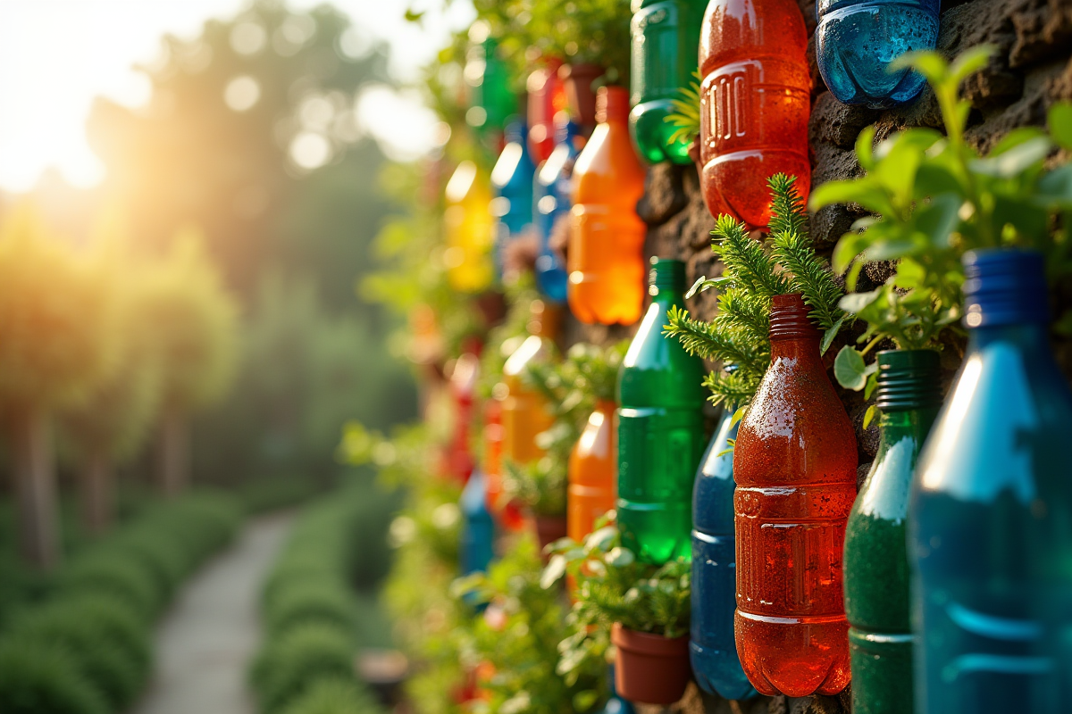 bouteilles recyclées